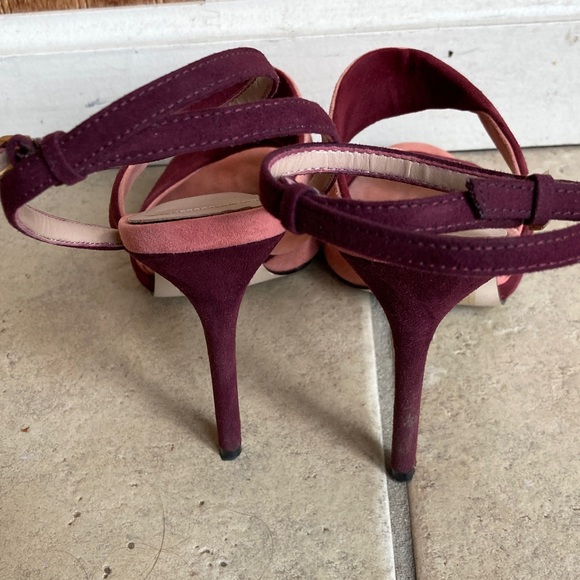 Aldo Women's Dual-Tone Sandals in Pink and Burgundy - Picture 4 of 8